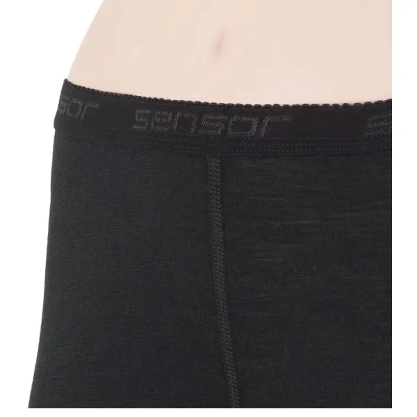  Žensko termo rublje SENSOR MERINO ACTIVE spodky CRNA 