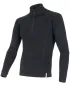 Muško termo rublje SENSOR Double Face Merino Wool rolák zip CRNA