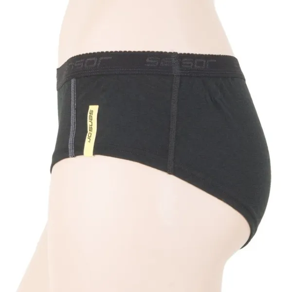  Žensko termo rublje SENSOR MERINO ACTIVE CRNA 