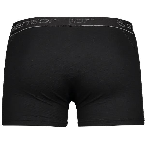 Muške bokserice SENSOR Double Face Merino Wool CRNA 