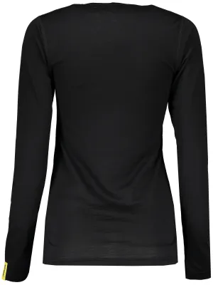 Ženska termo majica dugih rukava SENSOR MERINO WOOL 11109024 CRNA