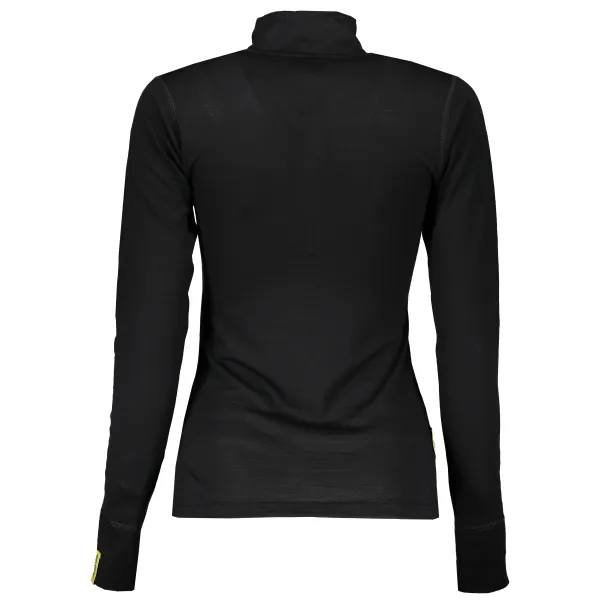 Žensko termo rublje SENSOR MERINO ACTIVE dl. rukáv zip CRNA 