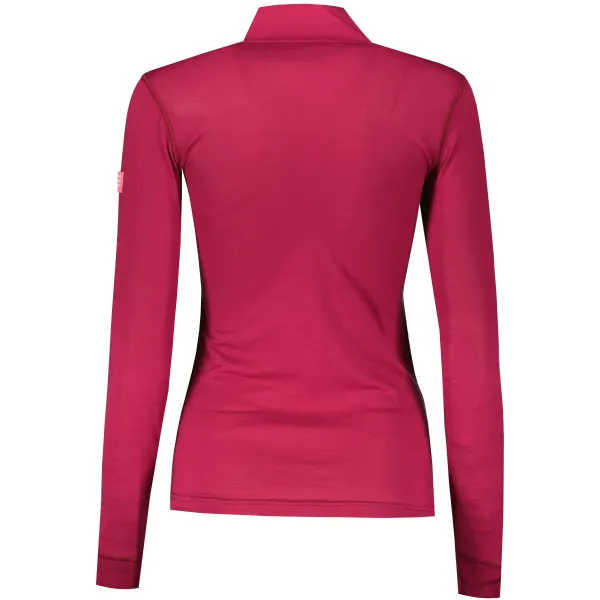  Žensko termo rublje SENSOR MERINO ACTIVE dl. rukáv zip LILA 