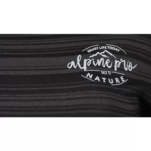  Ženska majica s kratkim rukavima ALPINE PRO ALINA 2 LTSJ192 CRNI 
