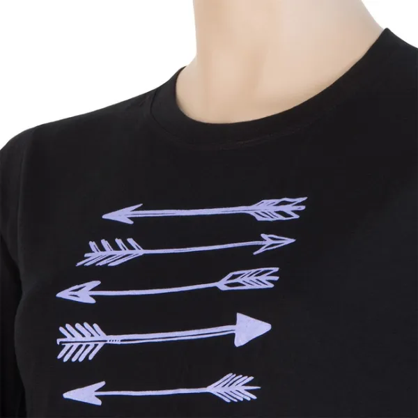  Žensko termo rublje SENSOR MERINO ACTIVE PT ARROWS dl. rukáv 17100056-00 CRNA 