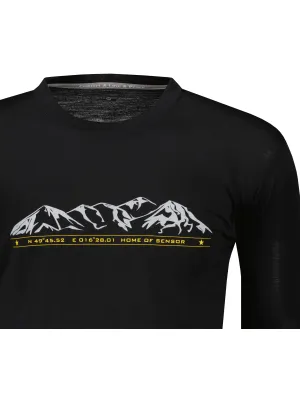 Muško termo rublje SENSOR MERINO ACTIVE PT MOUNTAINS dl. rukáv 15200015-00 CRNA
