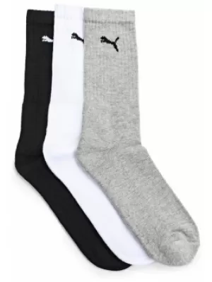 Sportske čarape PUMA SPORT 3-PACK 88035510 BIJELO/SIVO/CRNO