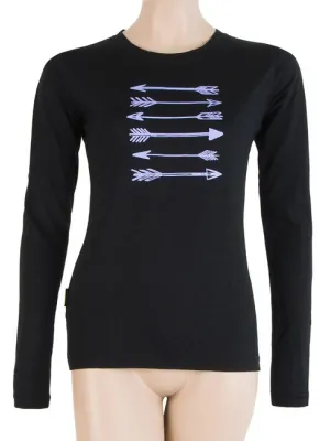 Žensko termo rublje SENSOR MERINO ACTIVE PT ARROWS dl. rukáv 17100056-00 CRNA