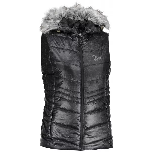  Ženski prsluk ALPINE PRO GOTHICA 2 LVEK037 CRNI 