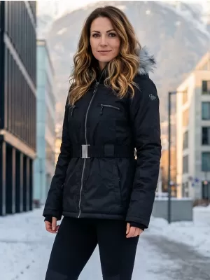 Ženska zimska jakna ALPINE PRO DOSOJINA LJCK202 CRNI