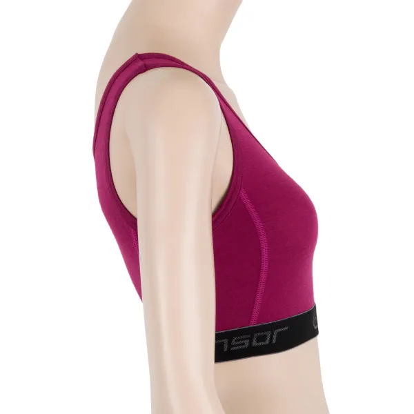  Ženski grudnjak SENSOR MERINO ACTIVE 17200025 LILA 