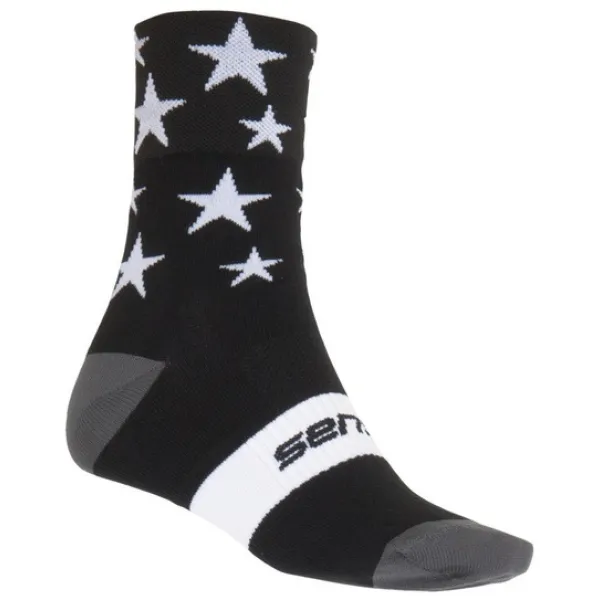  Čarape SENSOR STARS 16100065 CRNA/BIJELA 