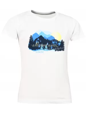 Kratka -sleeved t -majica ALPINE PRO ANANO KTSL099 BIJELA