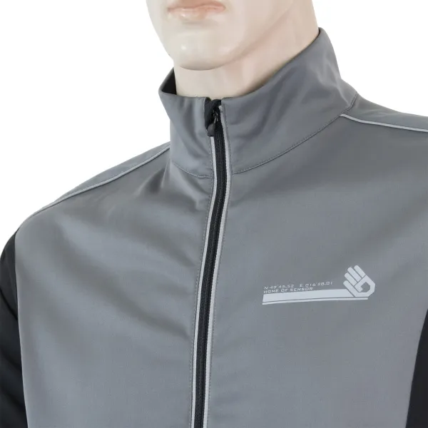  Muška sportska jakna SENSOR CROSS 17200085 CRNA/SIVA 