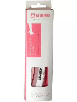 Zakrivljena turpija za manikuru ALTISPORT G-PLUS BIJELA