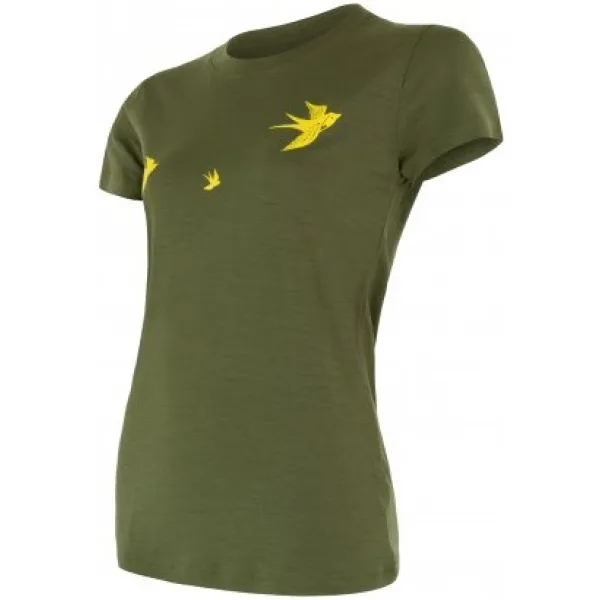  Ženska termo majica kratkih rukava SENSOR MERINO ACTIVE PT SWALLOW 17200028 SAFARI 