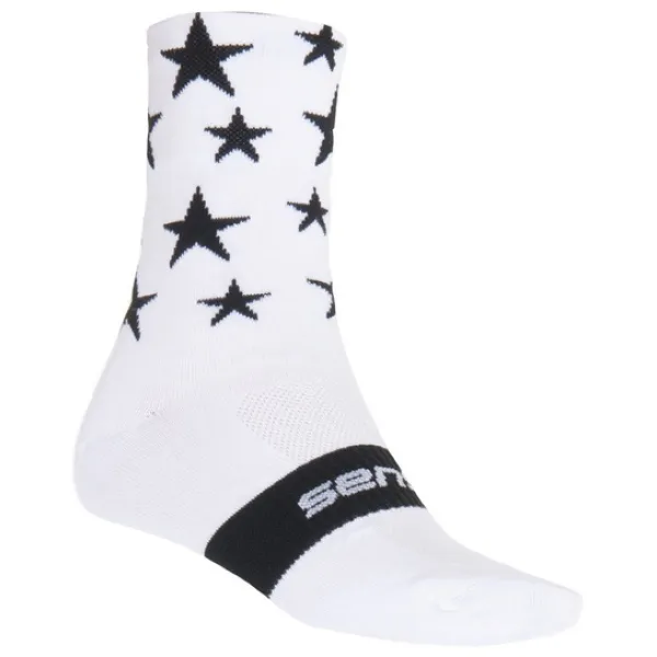  Čarape SENSOR STARS 16100066 BIJELA/CRNA 