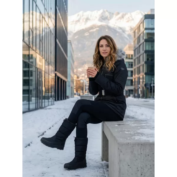  Ženska zimska jakna ALPINE PRO DOSOJINA LJCK202 CRNI 