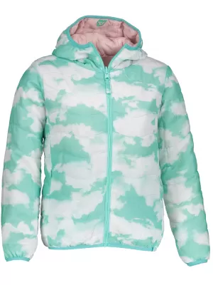 Dječja reverzibilna jakna ALPINE PRO ICERO KJCM131 ZELENA