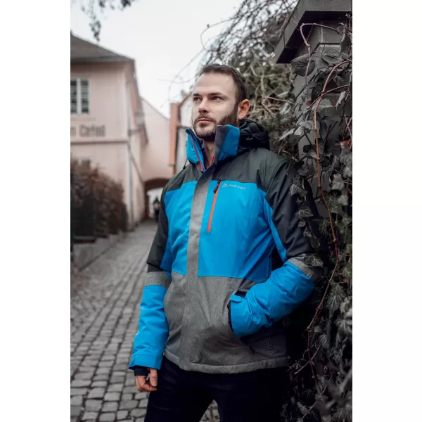  Muška skijaška jakna ALPINE PRO SARDAR 2 MJCM308 PLAVI 