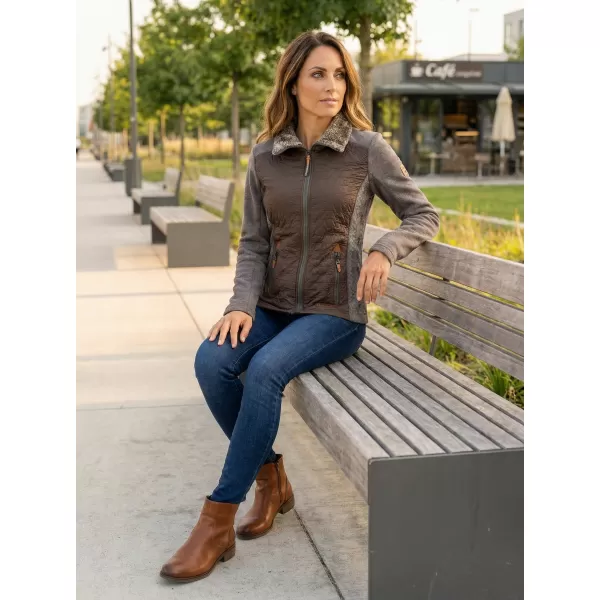  Ženski sweatshirt TORSTAI TRINA 41514202090 TAMNI KAKI 