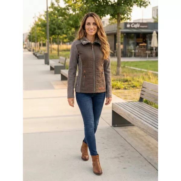  Ženski sweatshirt TORSTAI TRINA 41514202090 TAMNI KAKI 