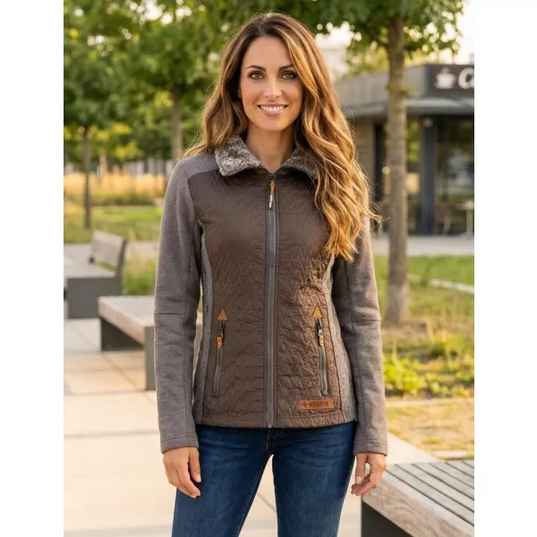  Ženski sweatshirt TORSTAI TRINA 41514202090 TAMNI KAKI 