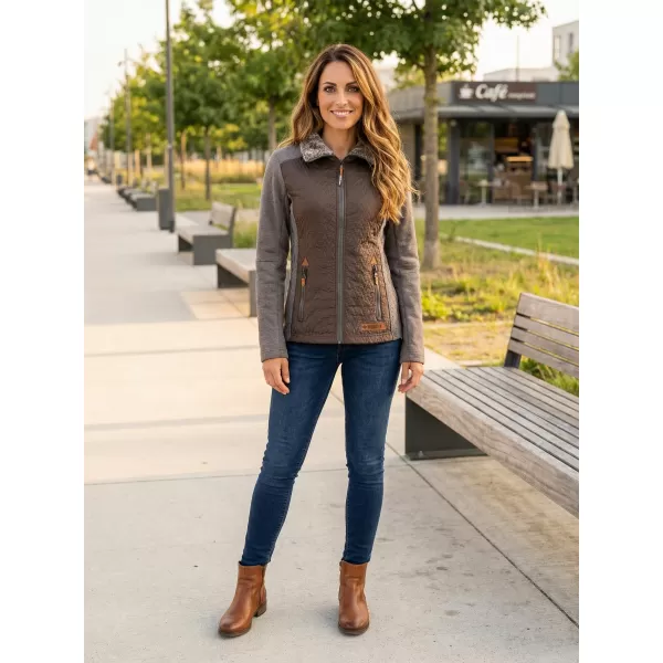  Ženski sweatshirt TORSTAI TRINA 41514202090 TAMNI KAKI 