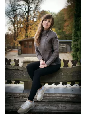 Ženski sweatshirt TORSTAI WICKAN 41532214090 TAMNI KAKI