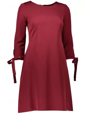 Haljina NUMOCO ALICE A195-3 BURGUNDIJSKI