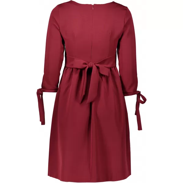  Haljina NUMOCO ALICE A195-3 BURGUNDIJSKI 