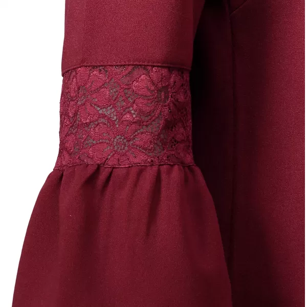  Haljina NUMOCO MARGARET A190-8 BURGUNDIJSKI 