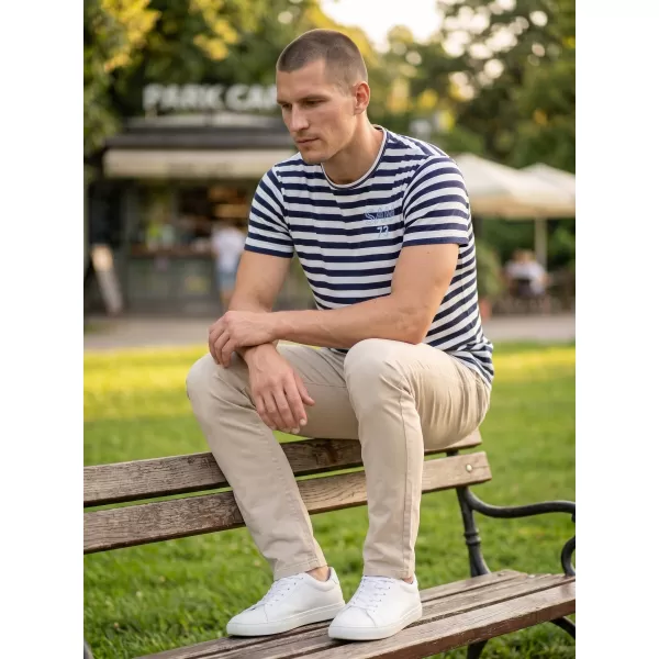  Muška majica kratkih rukava SAM 73 SAMIAR MTSN388 BIJELA 