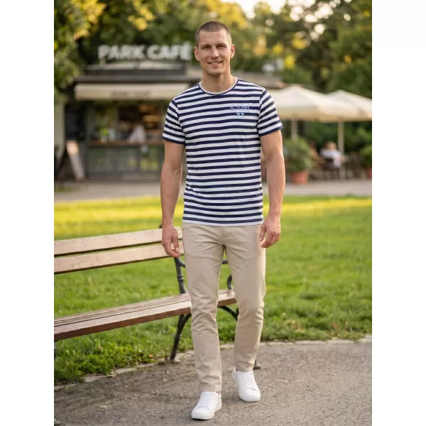  Muška majica kratkih rukava SAM 73 SAMIAR MTSN388 BIJELA 