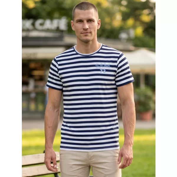  Muška majica kratkih rukava SAM 73 SAMIAR MTSN388 BIJELA 