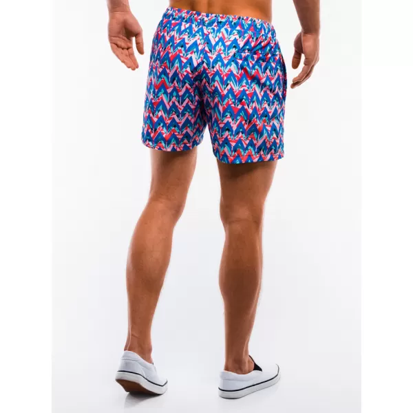  Kratke hlače OMBRE AW151 PLAVI/KORALJ 