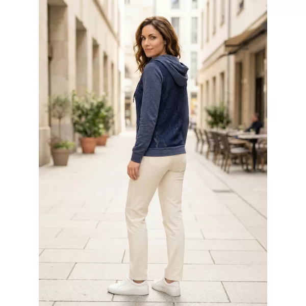  Ženski sweatshirt KIXMI INDEA TAMNO PLAVA 
