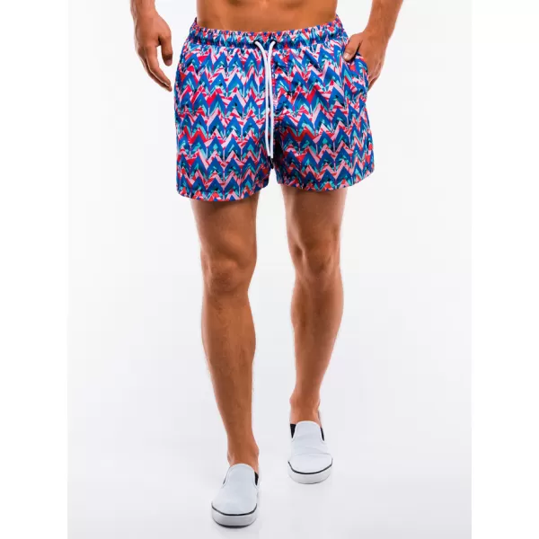 Kratke hlače OMBRE AW151 PLAVI/KORALJ 