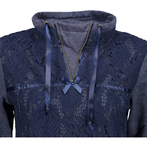  Ženski sweatshirt KIXMI INDEA TAMNO PLAVA 