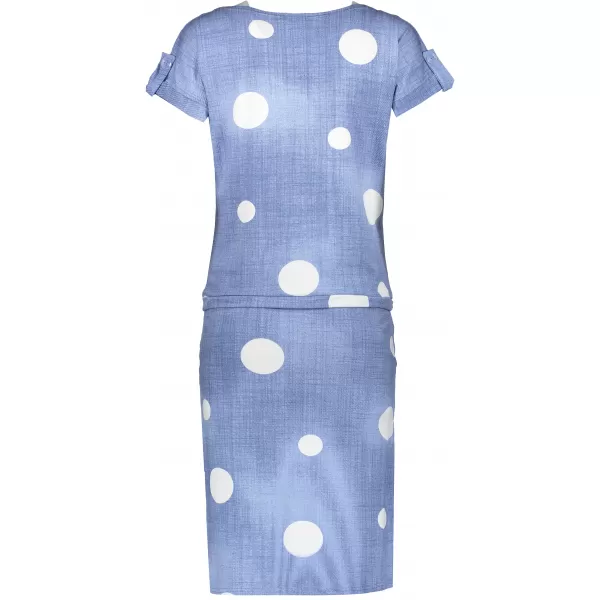  Ženska haljina numeco a203 bijela polka numuco1 