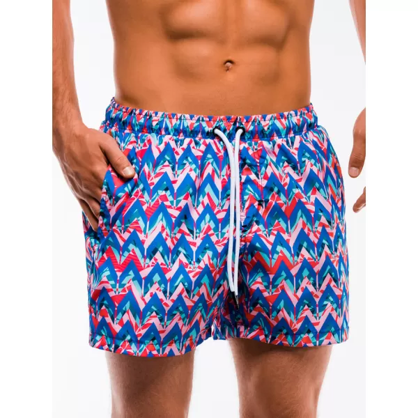  Kratke hlače OMBRE AW151 PLAVI/KORALJ 