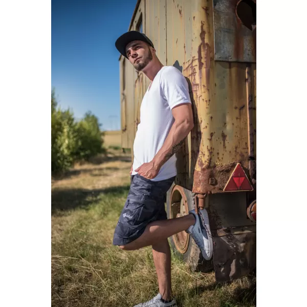  Muške kratke hlače KILPI ASHER-M KM0240KI TAMNOSIVA 