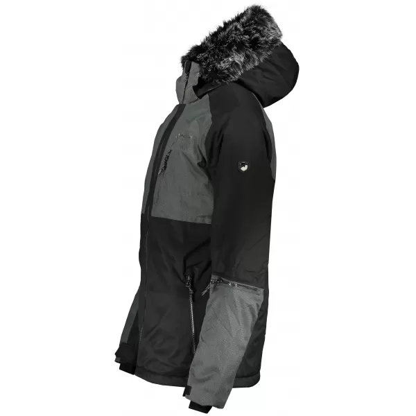  Muška skijaška jakna ALPINE PRO DOR 2 MJCP372 CRNI 