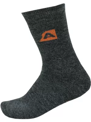 Čarape ALPINE PRO OTHAR USCP058 TAMNO SIVA ISTAKNULA/NARANČASTA