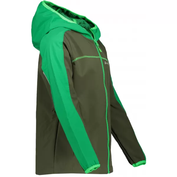 Dječaci mekane jakne ALPINE PRO NOOTKO 7 KJCP144 TAMNOZELENA 