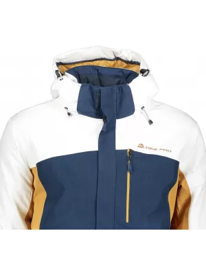 Muška skijaška jakna ALPINE PRO SARDAR 3 MJCP369 BIJELA