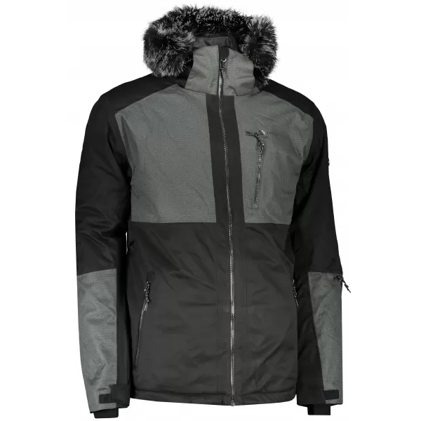 Muška skijaška jakna ALPINE PRO DOR 2 MJCP372 CRNI 
