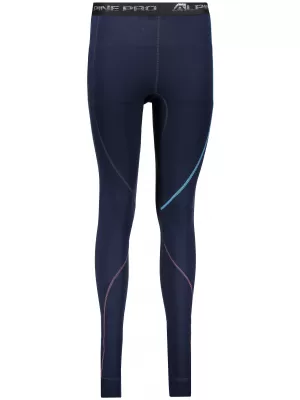 Termo hlače ALPINE PRO GAZERA 2 LUNP048 TAMNOPLAV