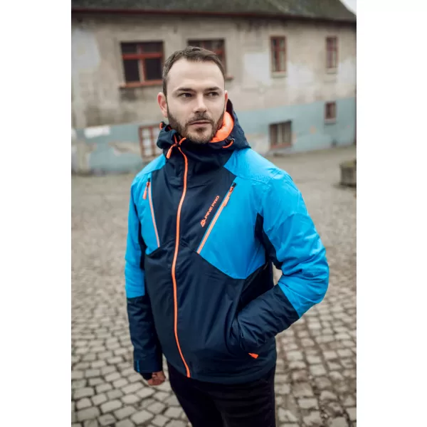  Muška skijaška jakna ALPINE PRO MIKAER 3 MJCP368 TAMNOPLAV 