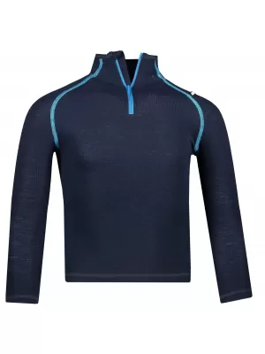 Termo -majica ALPINE PRO GENETO KUNP017 PLAVA/PLAVA